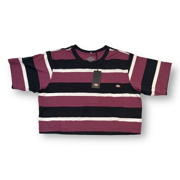 Dickies Striped Crop Top Size Extra Large - Picture 1 of 4